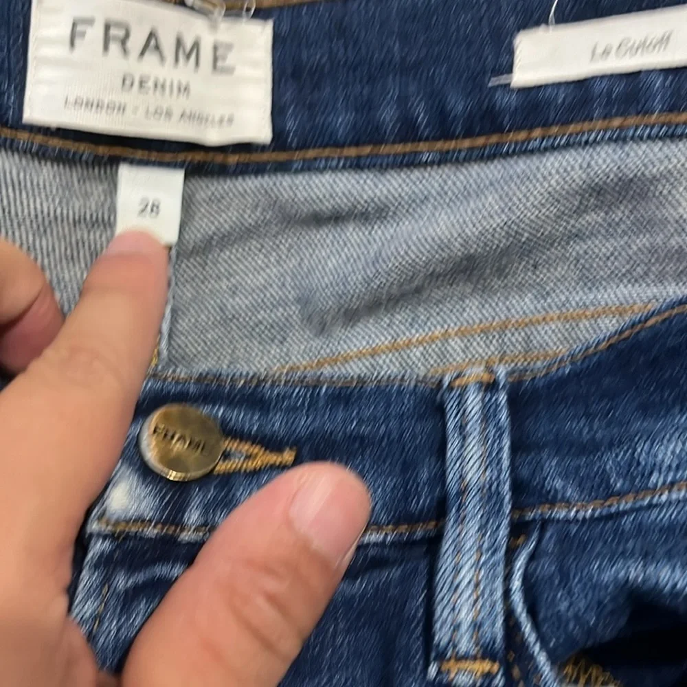 Frame Denim Le Cutoff Shorts Plummer Size 28